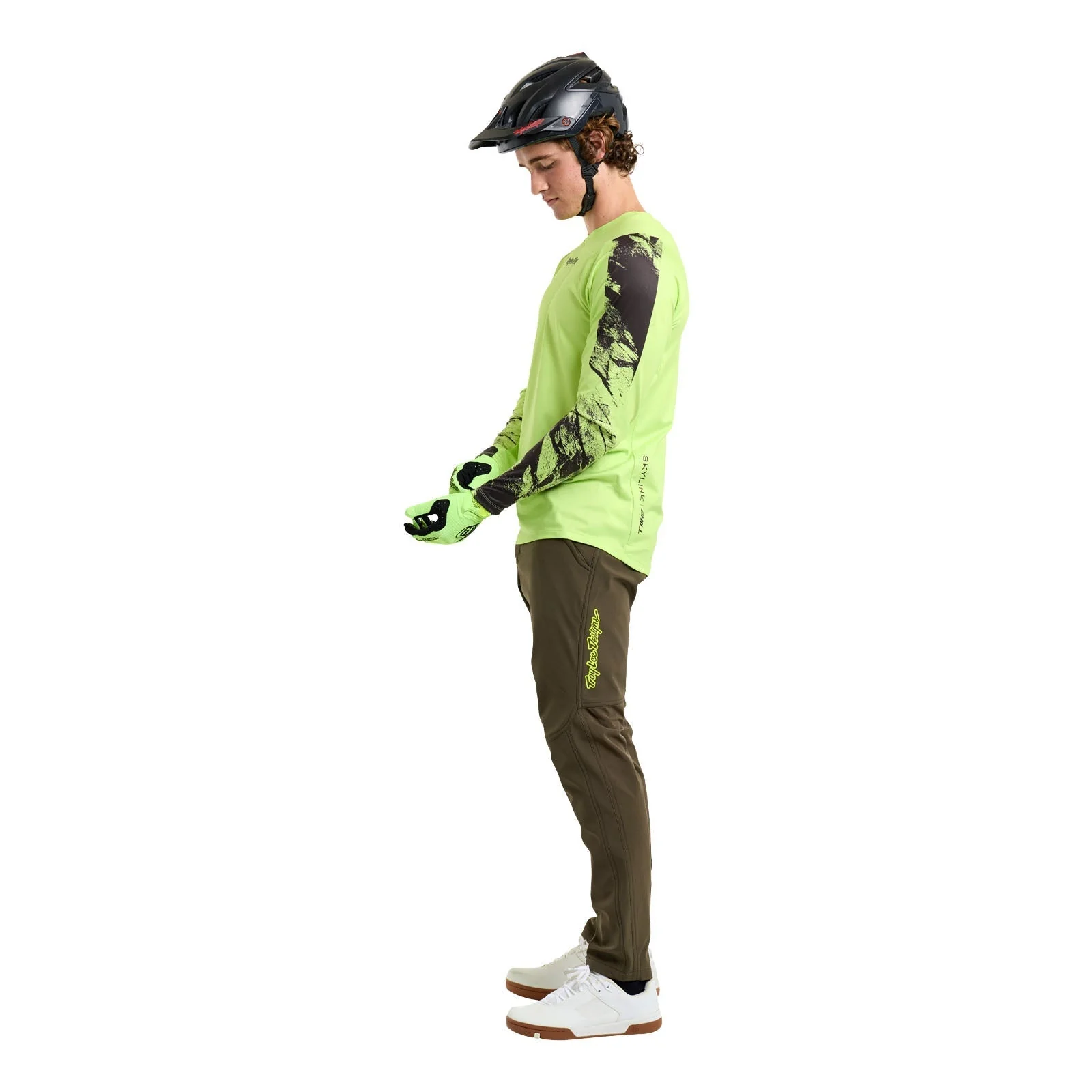 Koszulka z długim rękawem TROY LEE DESIGNS SKYLINE CHILL ROCKSLIDE żółta - Image 6