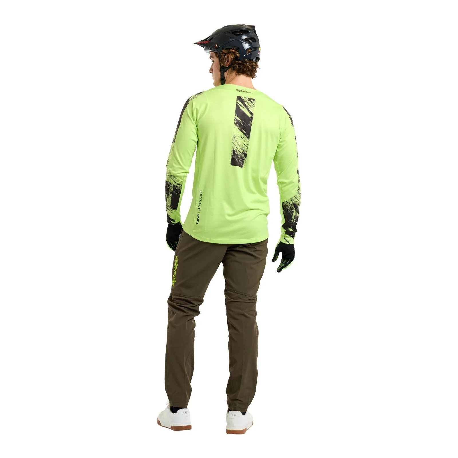 Koszulka z długim rękawem TROY LEE DESIGNS SKYLINE CHILL ROCKSLIDE żółta - Image 7