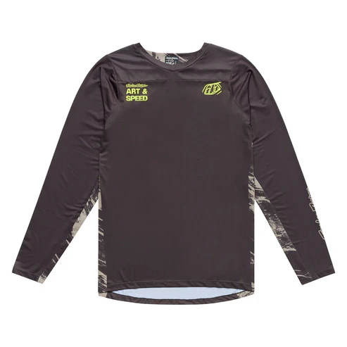 Koszulka z długim rękawem TROY LEE DESIGNS SKYLINE Grey/Black