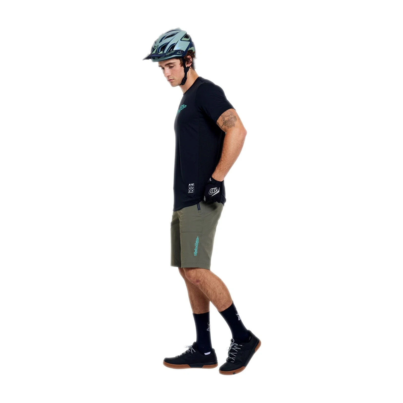 Spodenki TROY LEE DESIGNS SKYLINE TRAIL z wkładką Mono Khaki - Image 3