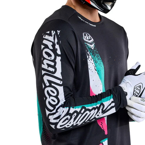 Koszulka z długim rękawem TROY LEE DESIGNS SPRINT FULL PULL czarna - Image 15