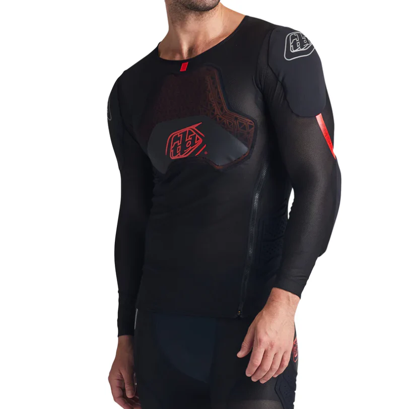 TROY LEE DESIGNS STAGE GHOST D3O Koszulka ochronna z długim rękawem czarna - Image 5