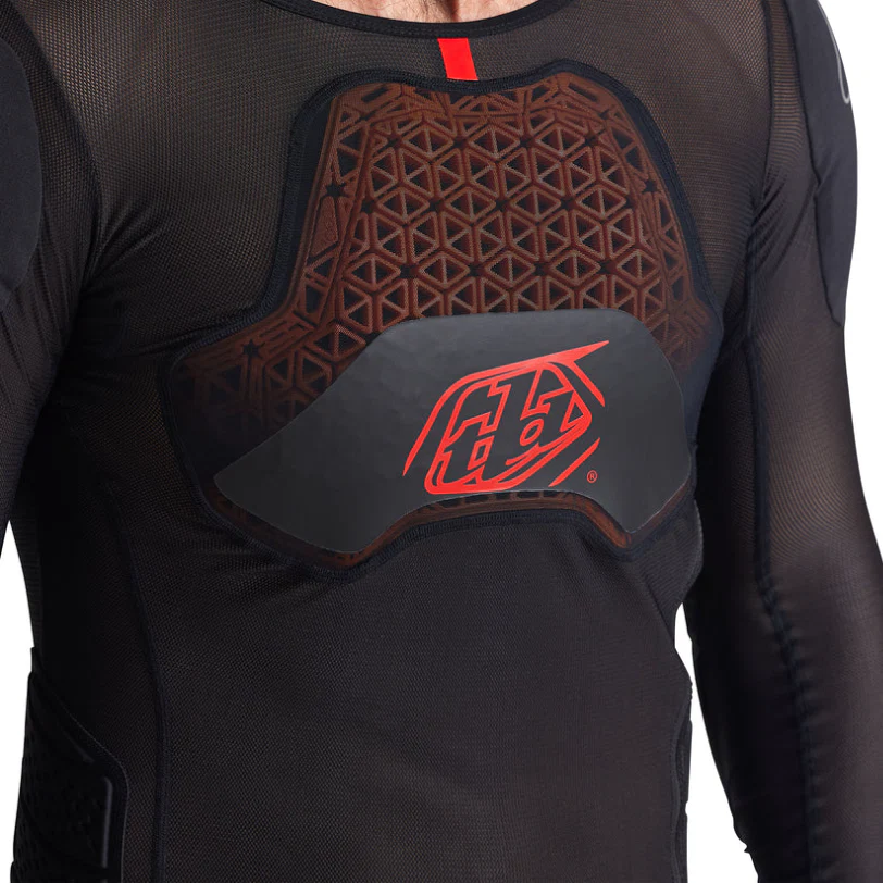 TROY LEE DESIGNS STAGE GHOST D3O Koszulka ochronna z długim rękawem czarna - Image 6