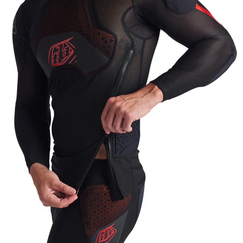 TROY LEE DESIGNS STAGE GHOST D3O Koszulka ochronna z długim rękawem czarna - Image 7