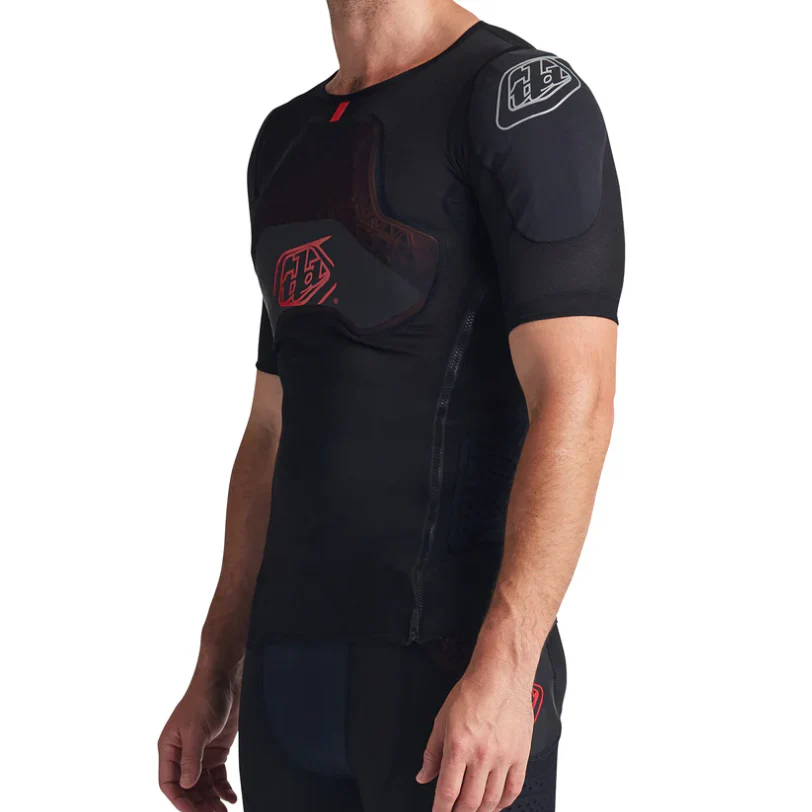 TROY LEE DESIGNS STAGE GHOST D3O Koszulka ochronna z krótkim rękawem czarna - Image 3