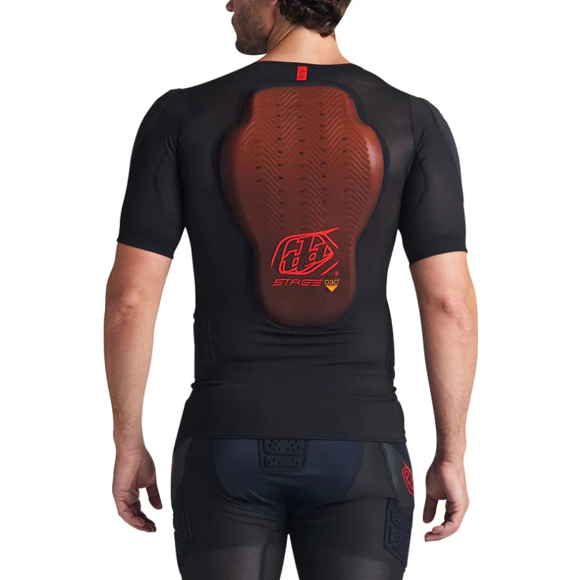 TROY LEE DESIGNS STAGE GHOST D3O Koszulka ochronna z krótkim rękawem czarna - Image 4