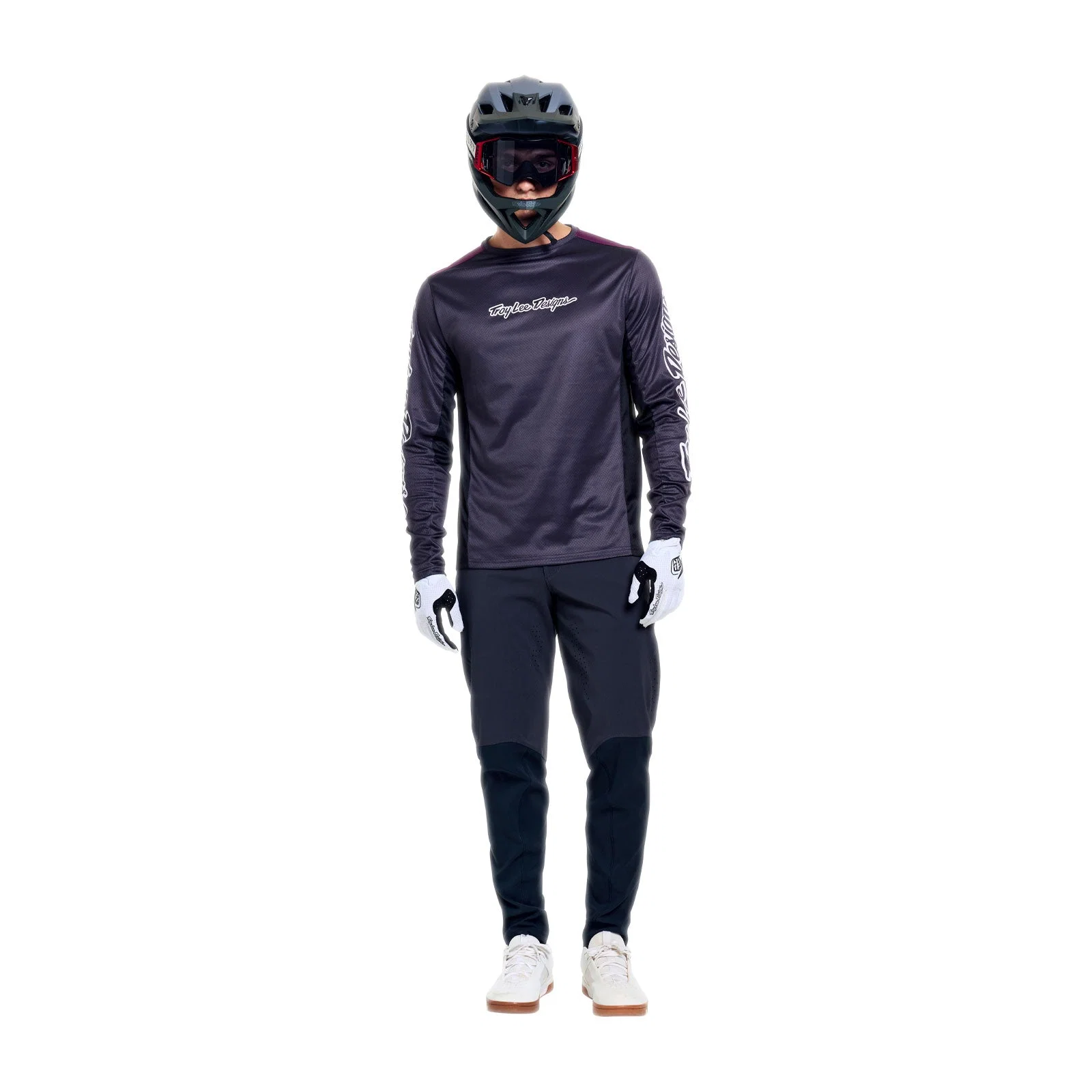 TROY LEE DESIGNS STAGE SIGNATURE Jersey z długim rękawem Carbon - Image 3