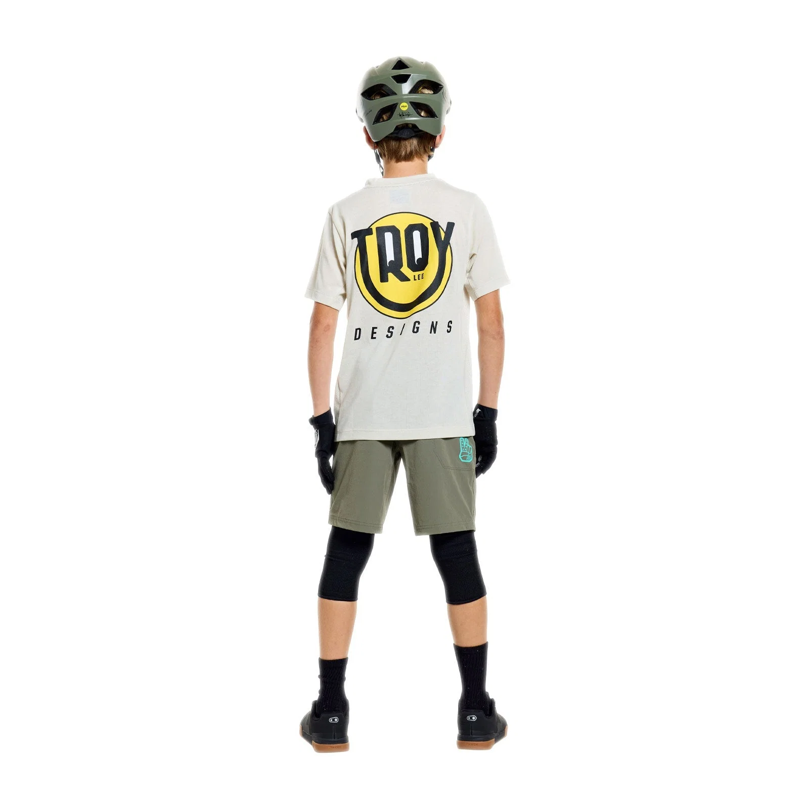 TROY LEE DESIGNS YOUTH SKYLINE TRAIL MONO Junior Spodenki Khaki - Image 4