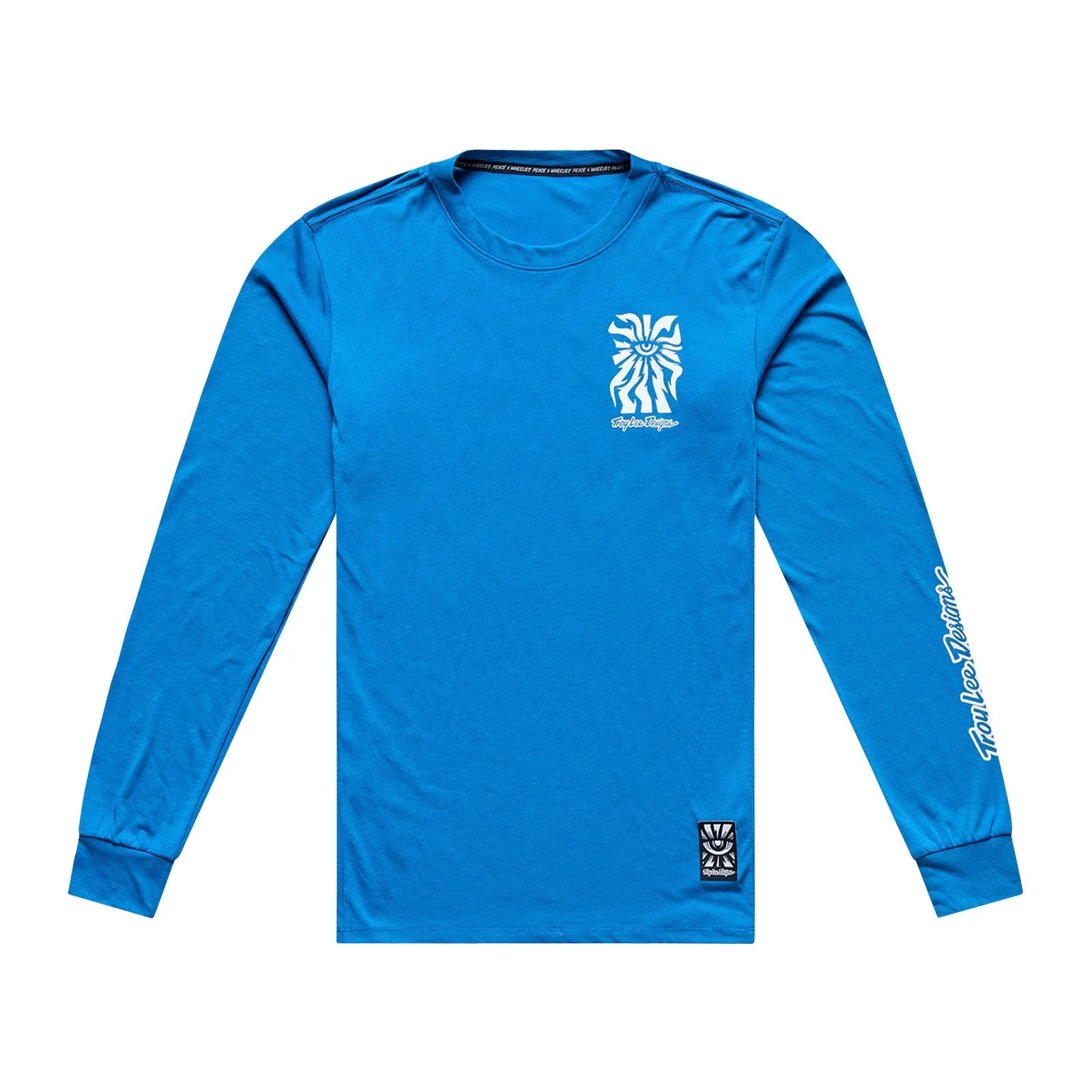 TROY LEE DESIGNS SKYLINE RIDE ONE EYE AERO Jersey z długim rękawem niebieski