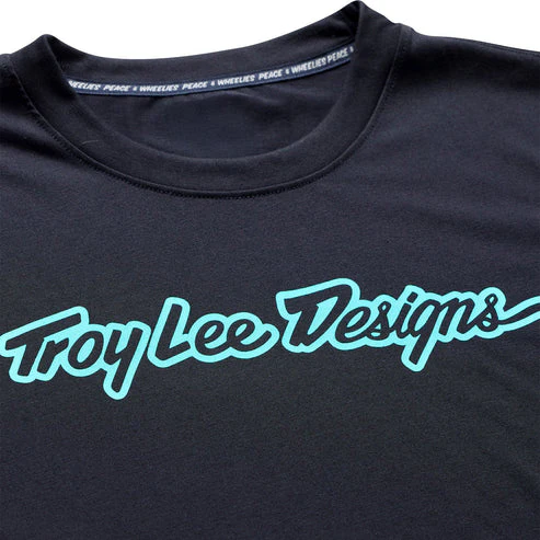 TROY LEE DESIGNS SKYLINE RIDE SIGNATURE Jersey z krótkim rękawem czarny/turkusowy - Image 7