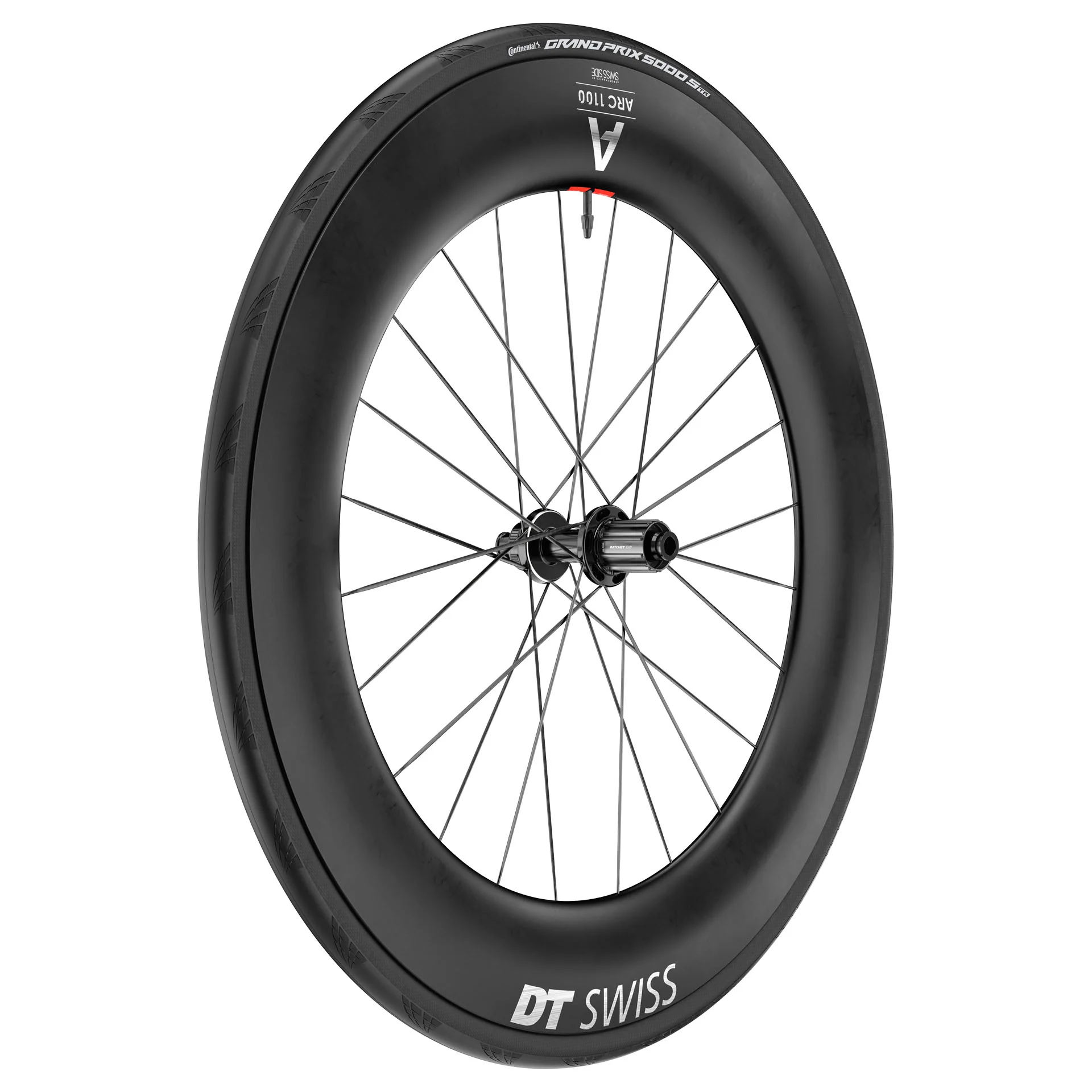 Para kół DT SWISS ARC 1100 DICUT WTS 85 przystosowanych do jazdy bezdętkowej (centralna blokada) - Image 3