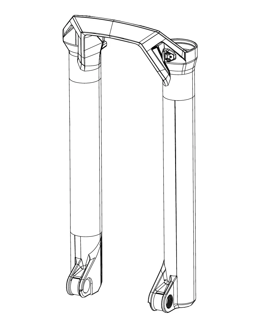Widelec ROCKSHOX BOXXER D1 (2024+) 29" czarny