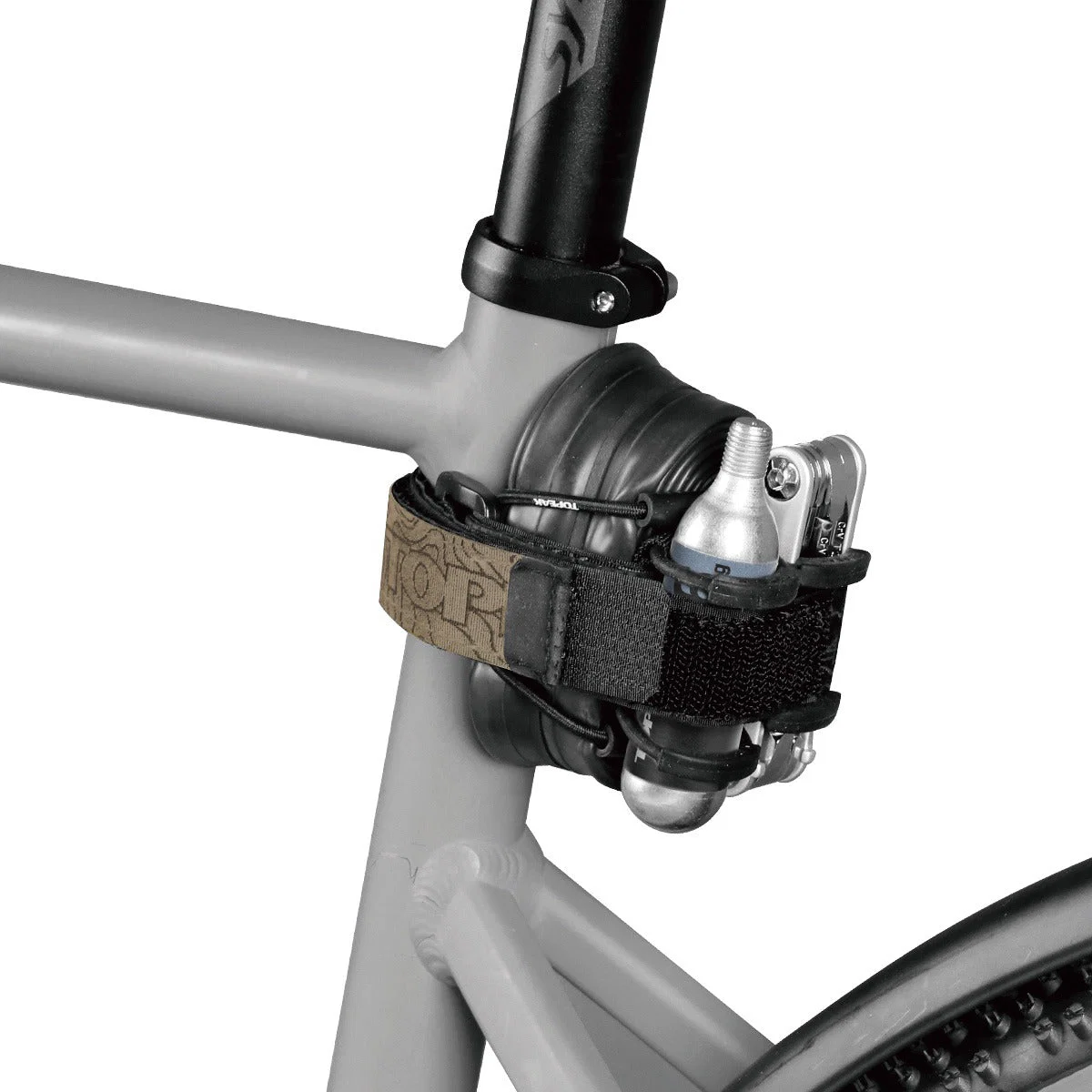 Uniwersalny pasek TOPEAK ELEMENTA STRAP M Brązowy - Image 2