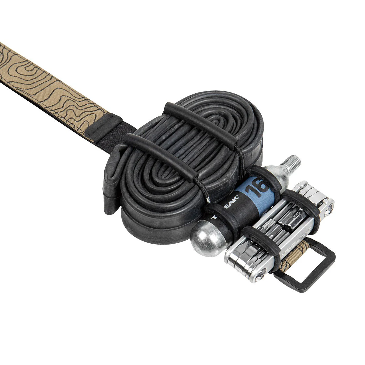 Uniwersalny pasek TOPEAK ELEMENTA STRAP M Brązowy - Image 4