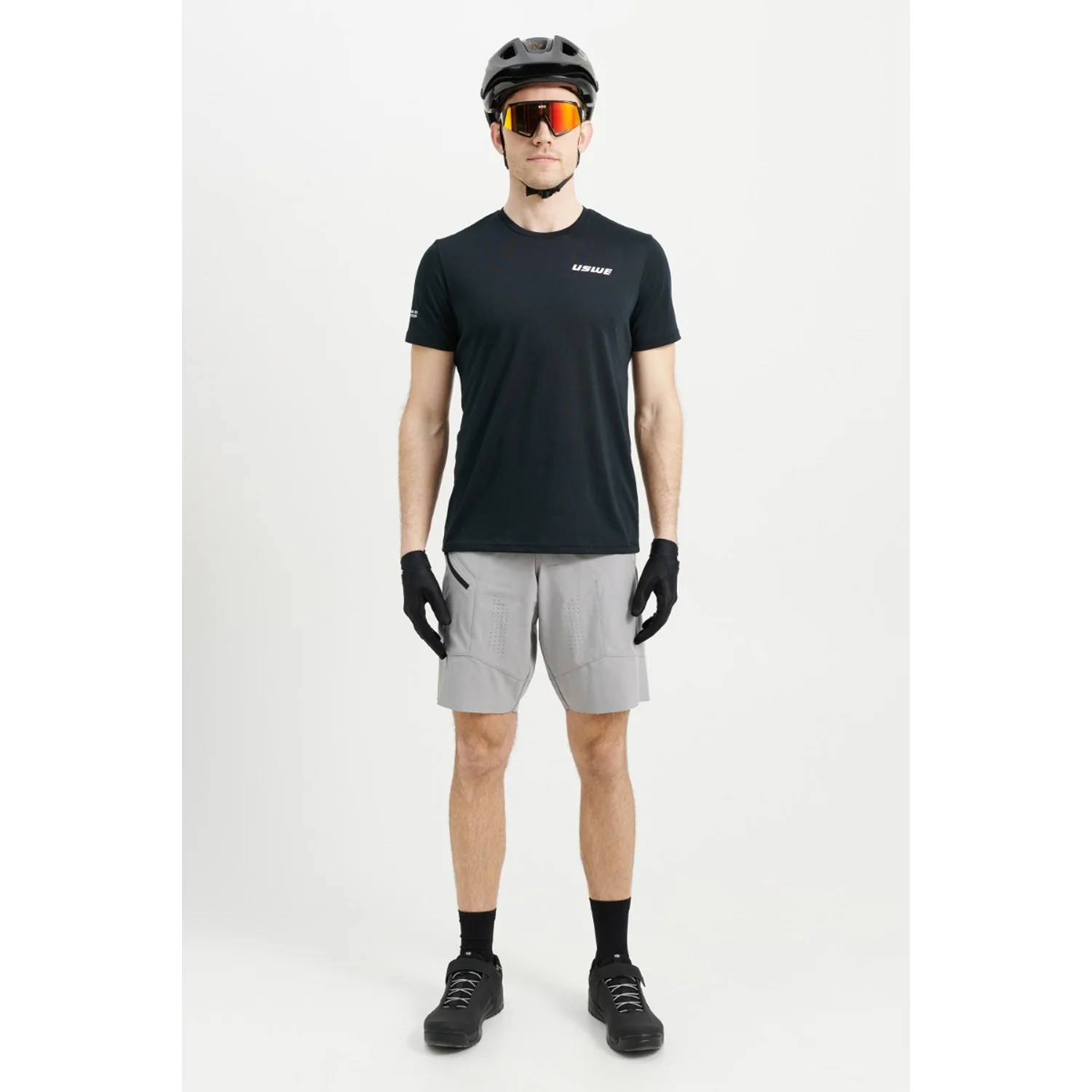 USWE HYBRID MTB Short Grey - Image 6