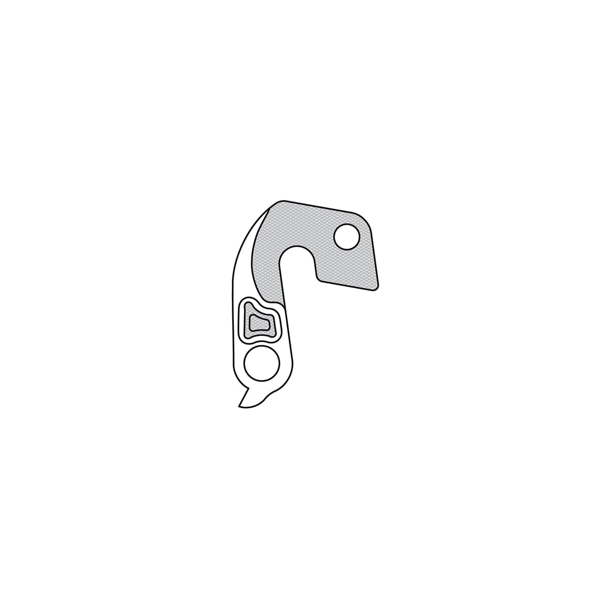 VAR DH-69094 Wieszak przerzutki Specialized - Image 2