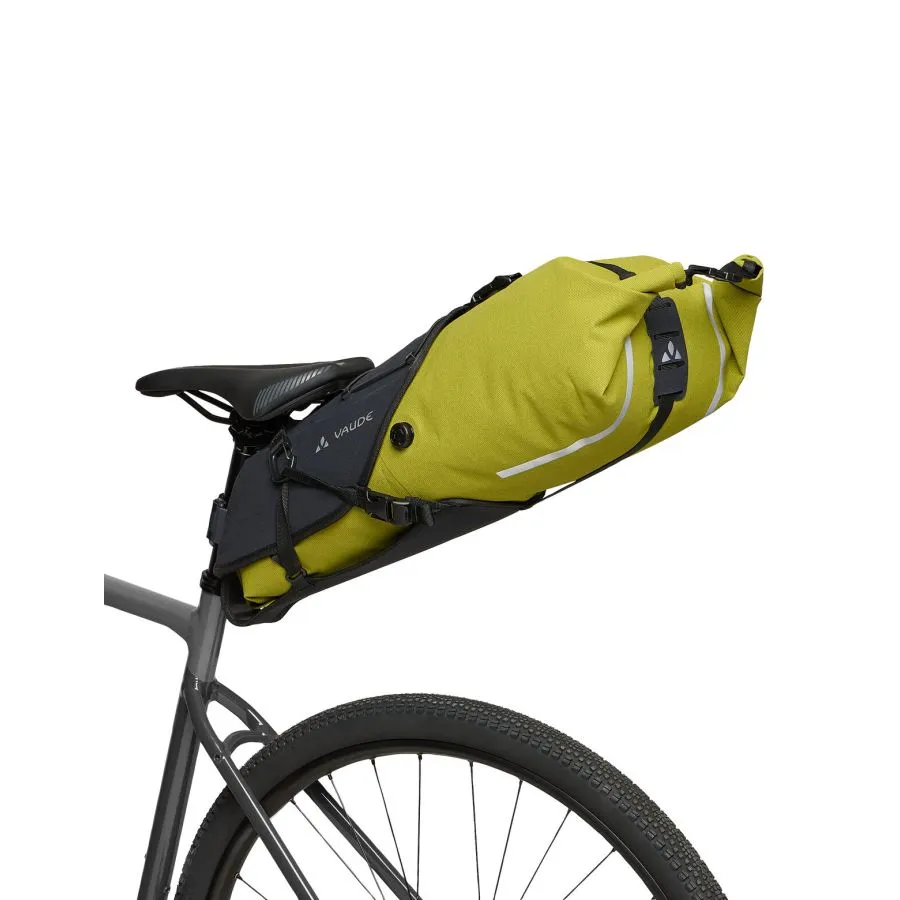 VAUDE TRAILSADDLE CAGE 15 L Torba pod siodło czarna/zielona - Image 5