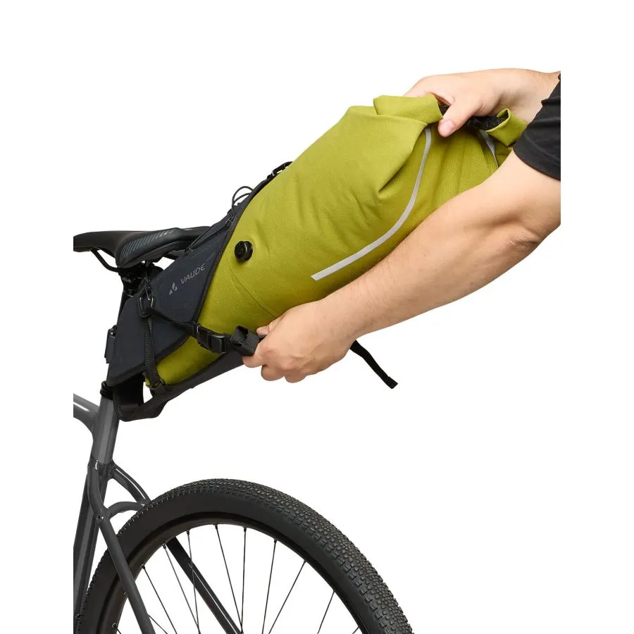 VAUDE TRAILSADDLE CAGE 15 L Torba pod siodło czarna/zielona - Image 6
