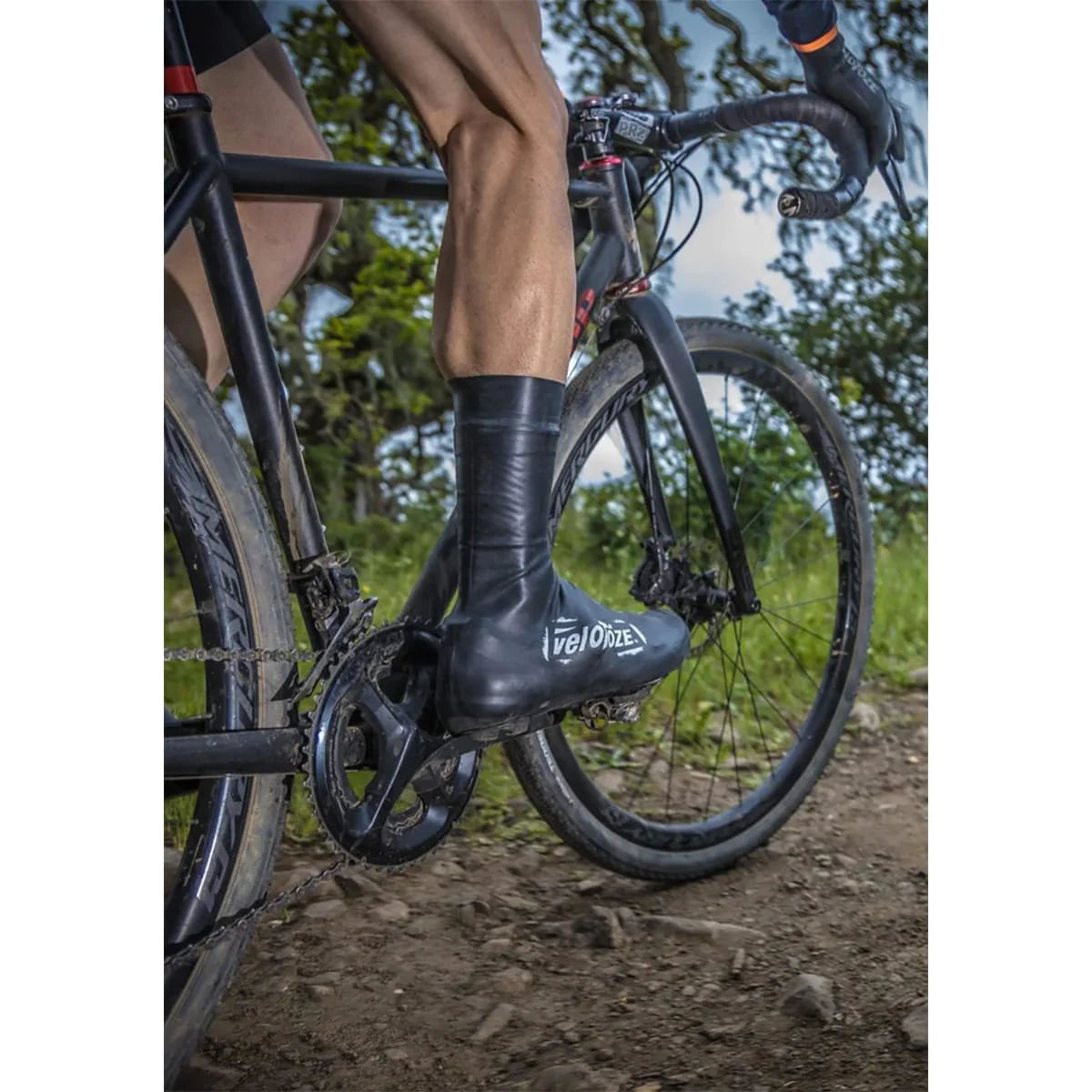 VELOTOZE HAUTES 2.0 SUPER STRONG pokrowiec na buty czarny/biały - Image 4
