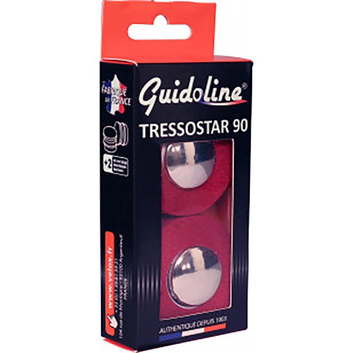 VELOX COTTON TRESSOSTAR 90 Taśma wieszakowa czerwona