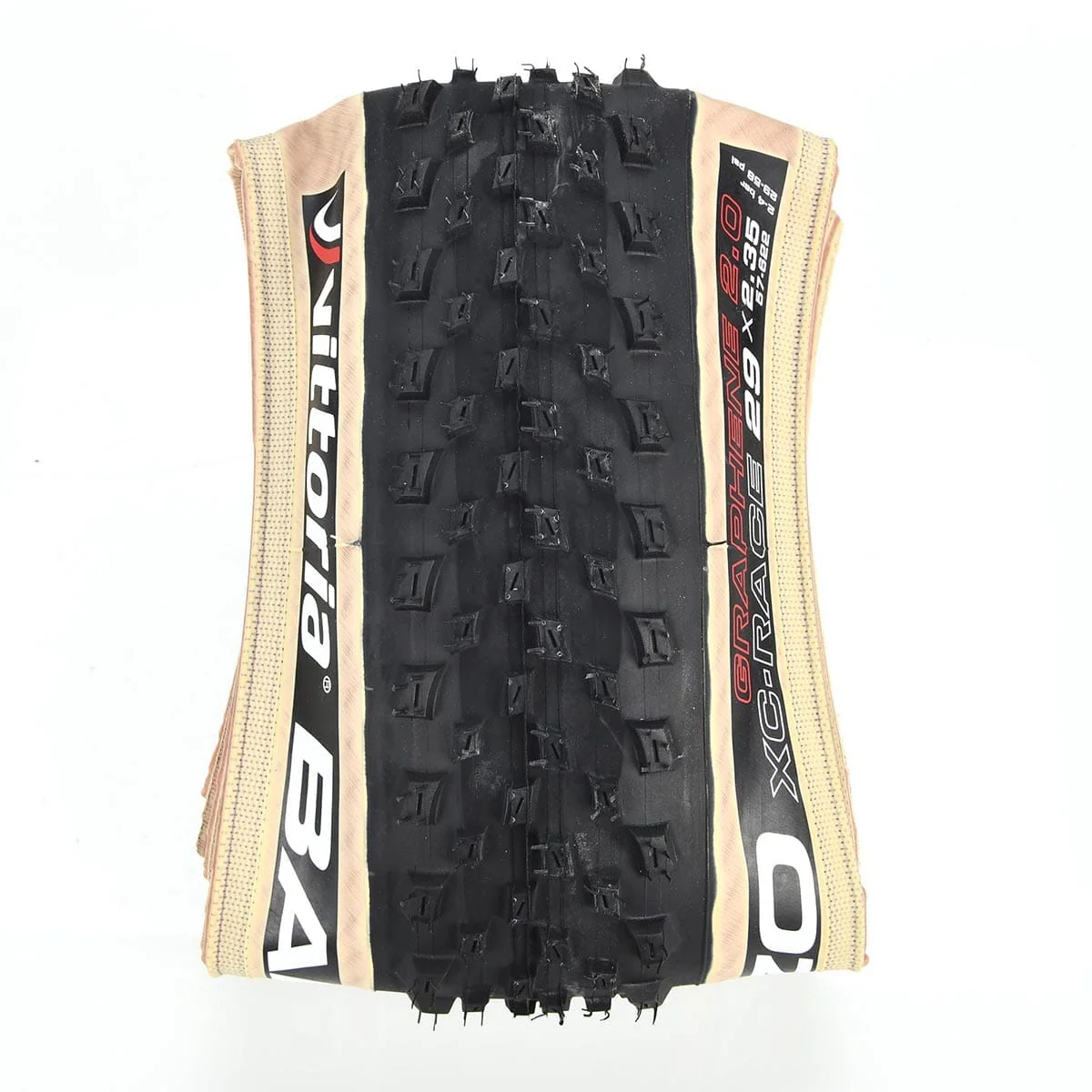VITTORIA BARZO XC RACE 29x2.35 4C Graphene 2.0 Tubeless Ready Miękka opona czarna/beżowa - Image 3