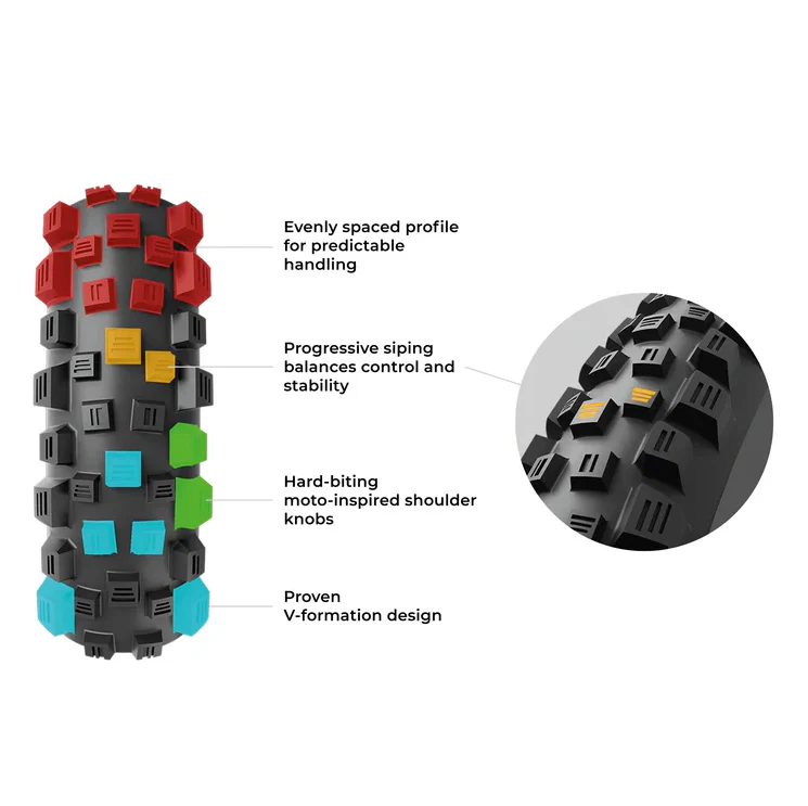 VITTORIA MARTELLO TRAIL 27.5x2.40 4C Graphene 2.0 Tubeless Ready Miękka opona w kolorze czarnym - Image 5