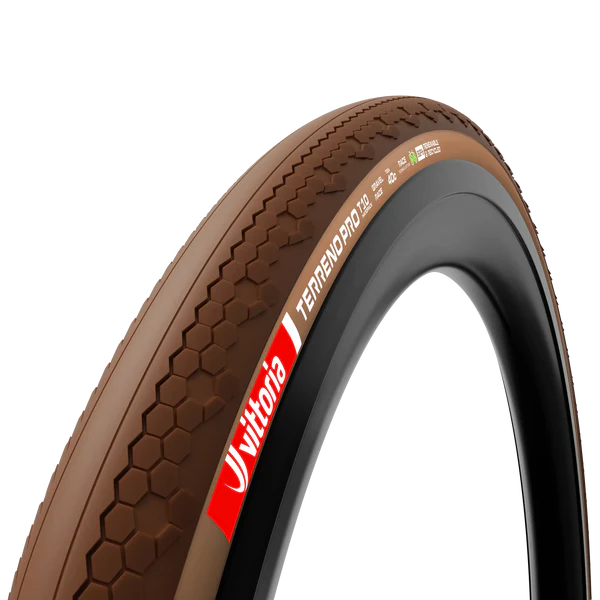 Opona VITTORIA TERRENO PRO T10 Hardpack Gravel Race 700x40c Tubeless Ready Soft Brown