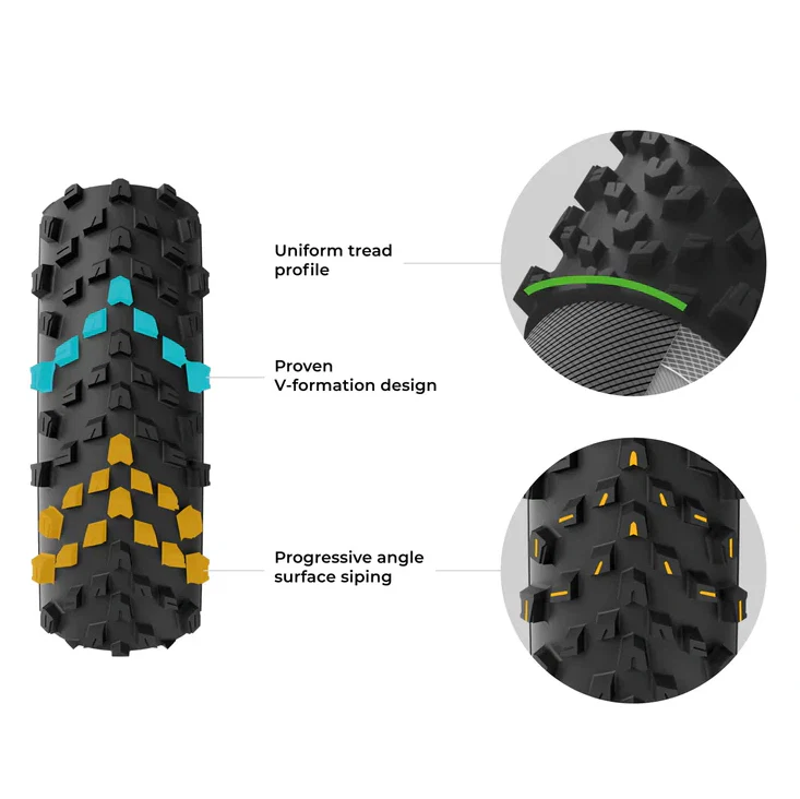 VITTORIA TERRENO T60 MIXED Gravel Endurance 700x40c Tubeless Ready Miękka czarna opona - Image 6