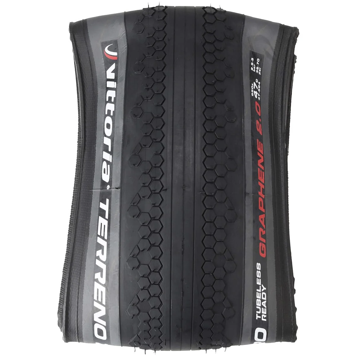 VITTORIA TERRENO ZERO GRAVEL ENDURANCE Graphene G2.0 650x47b Opona bezdętkowa szara