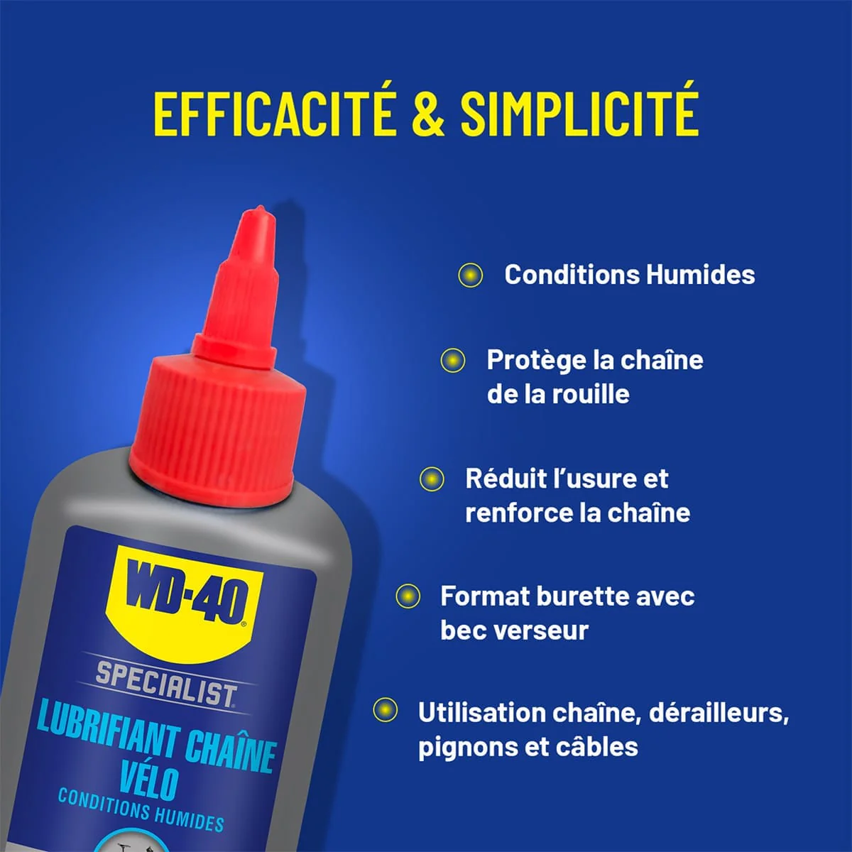 WD-40 SPECIALIST Smar do łańcuchów na mokre warunki (100 ml) - Image 4