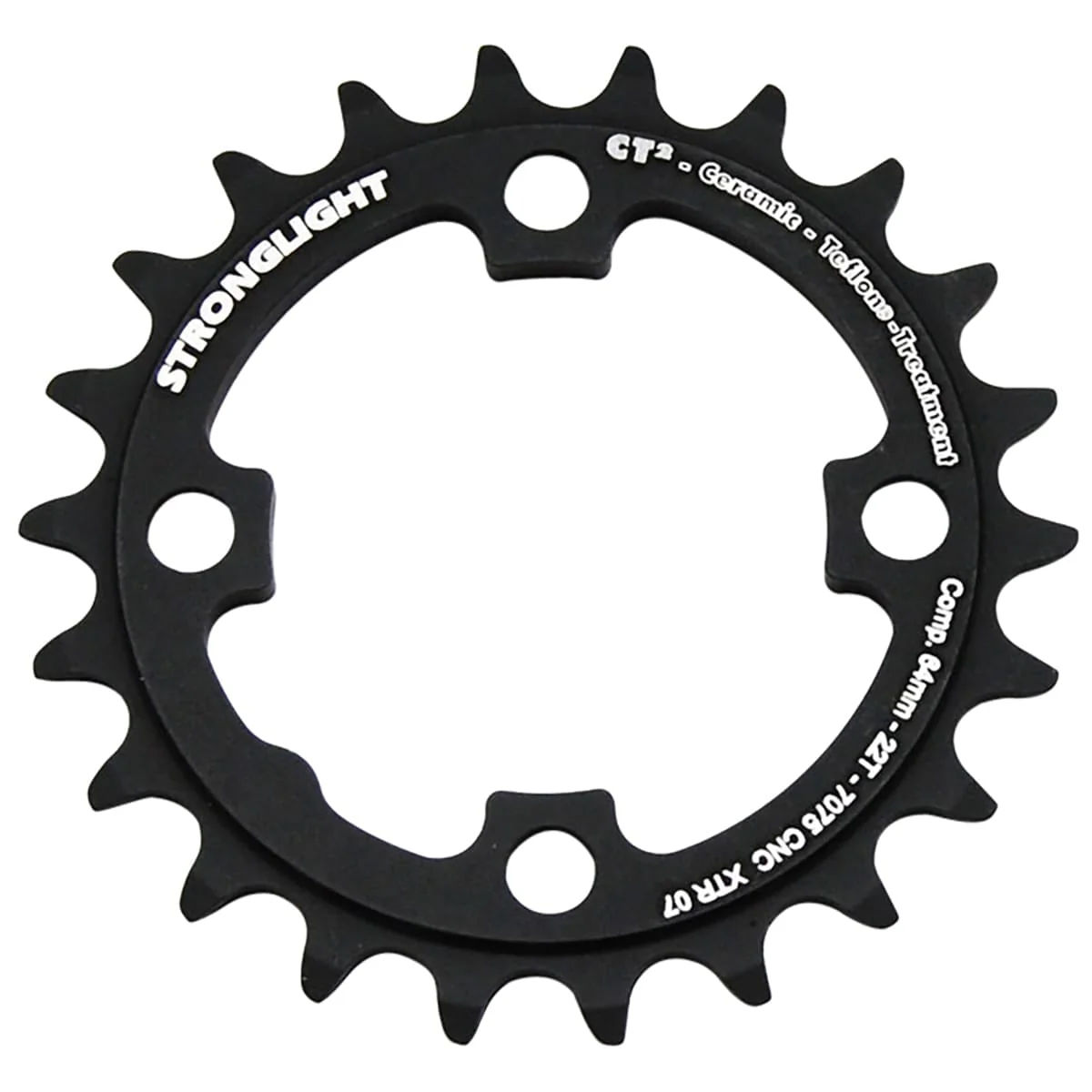 Wewnętrzna tarcza łańcuchowa STRONGLIGHT CT² SHIMANO XTR M970 9V 4 otwory 64 mm