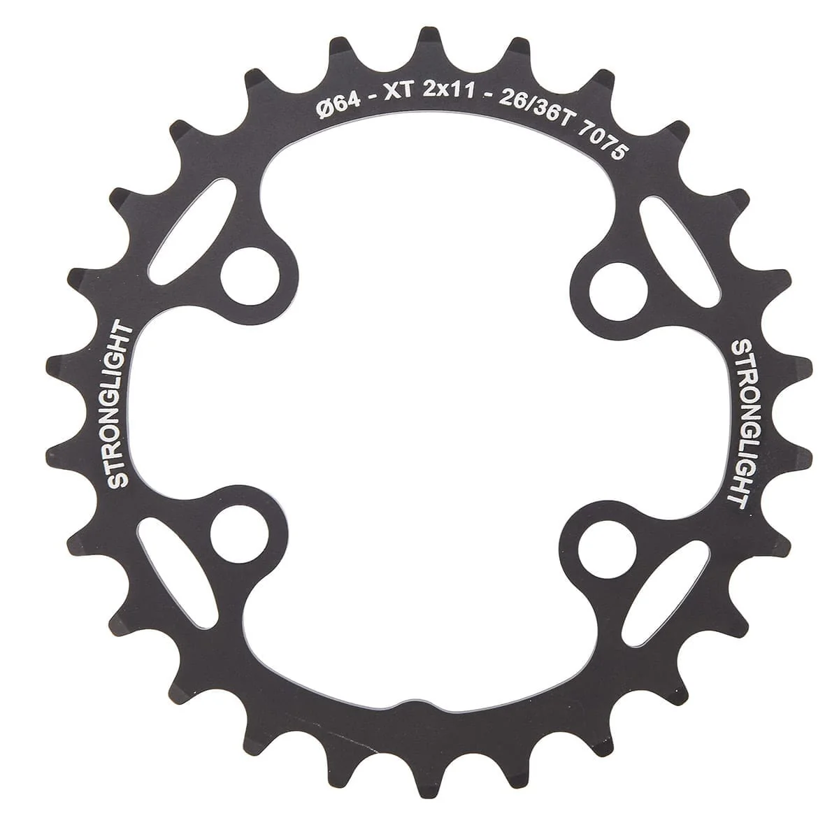 Wewnętrzna tarcza łańcuchowa STRONGLIGHT Shimano XT M8000/SLX M7000 11V 4 otwory 64 mm