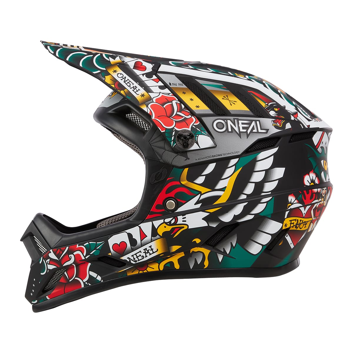 Wielokolorowy kask MTB O'NEAL BACKFLIP INKED - Image 2