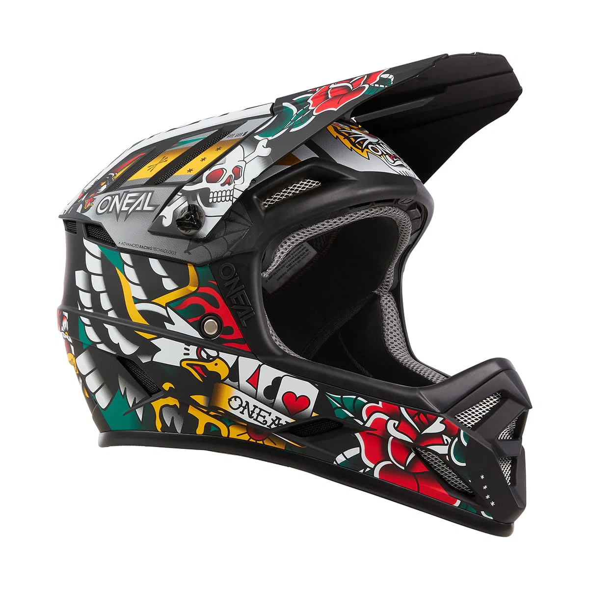 Wielokolorowy kask MTB O'NEAL BACKFLIP INKED - Image 4