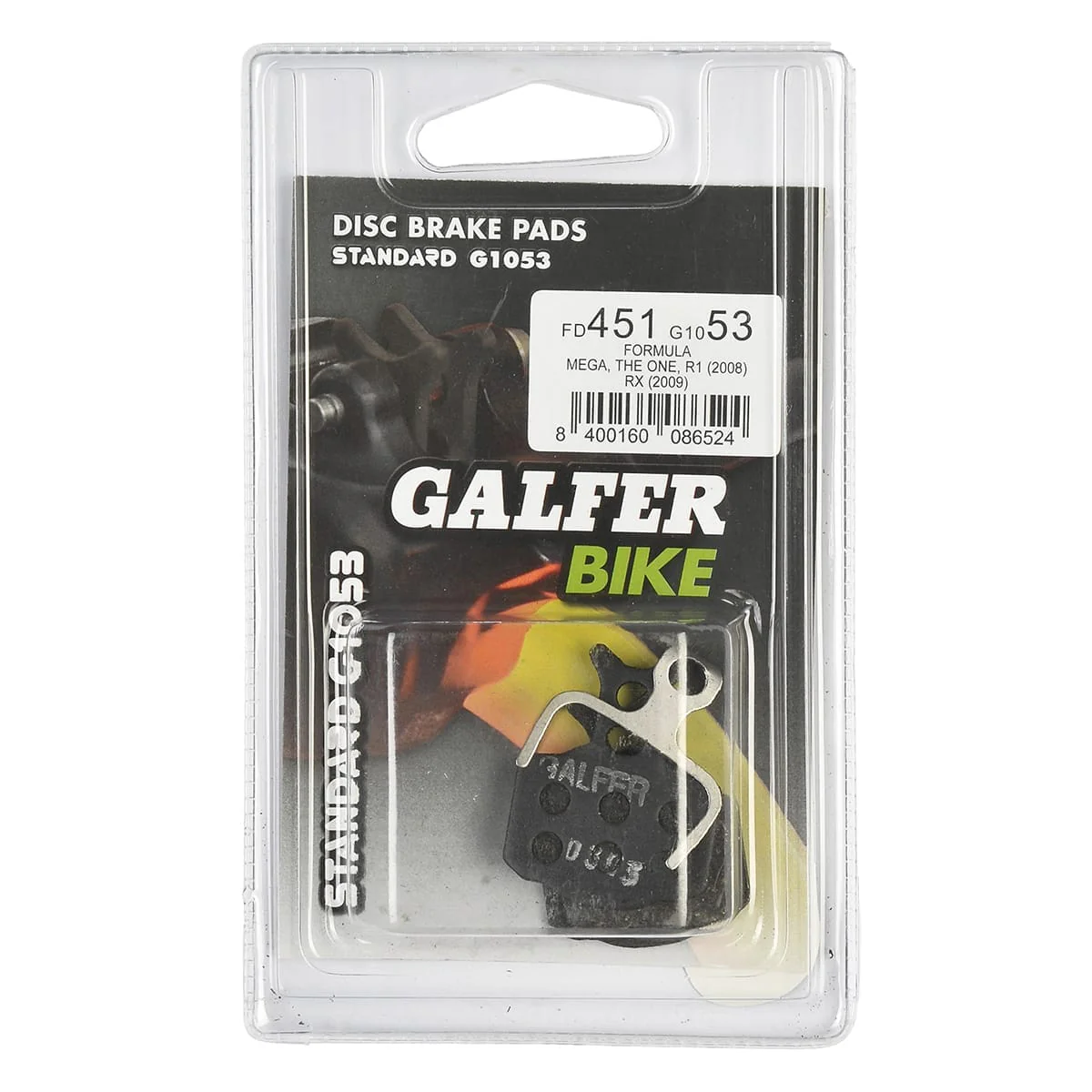 Wkładki półmetaliczne GALFER PERFORMANCE Formula Cura / Mega / The One / R0 / R1 / RX / RR1 / T1 / C1 - Image 3