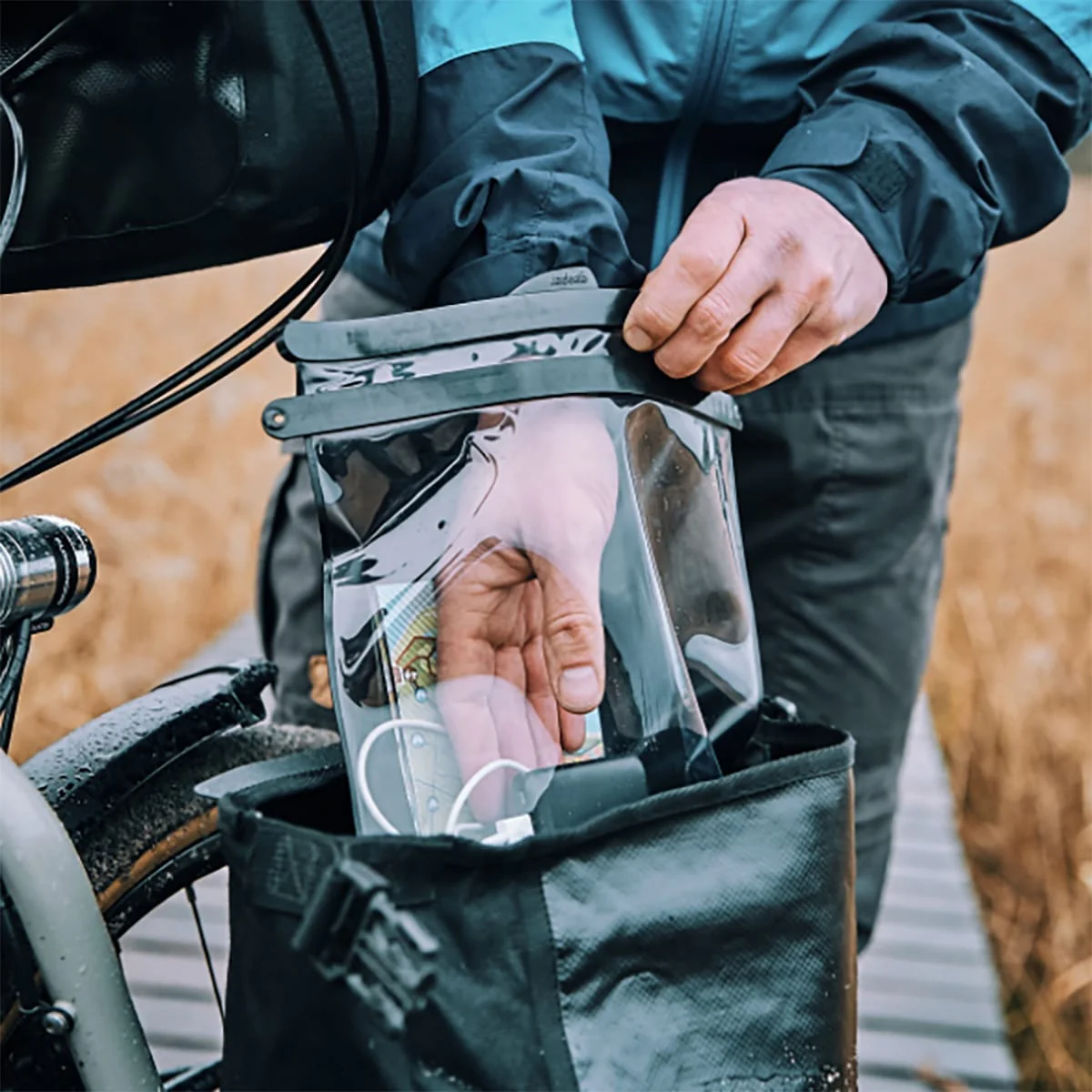 Wodoodporna torba FIDLOCK DRY BAG 260 czarna - Image 3