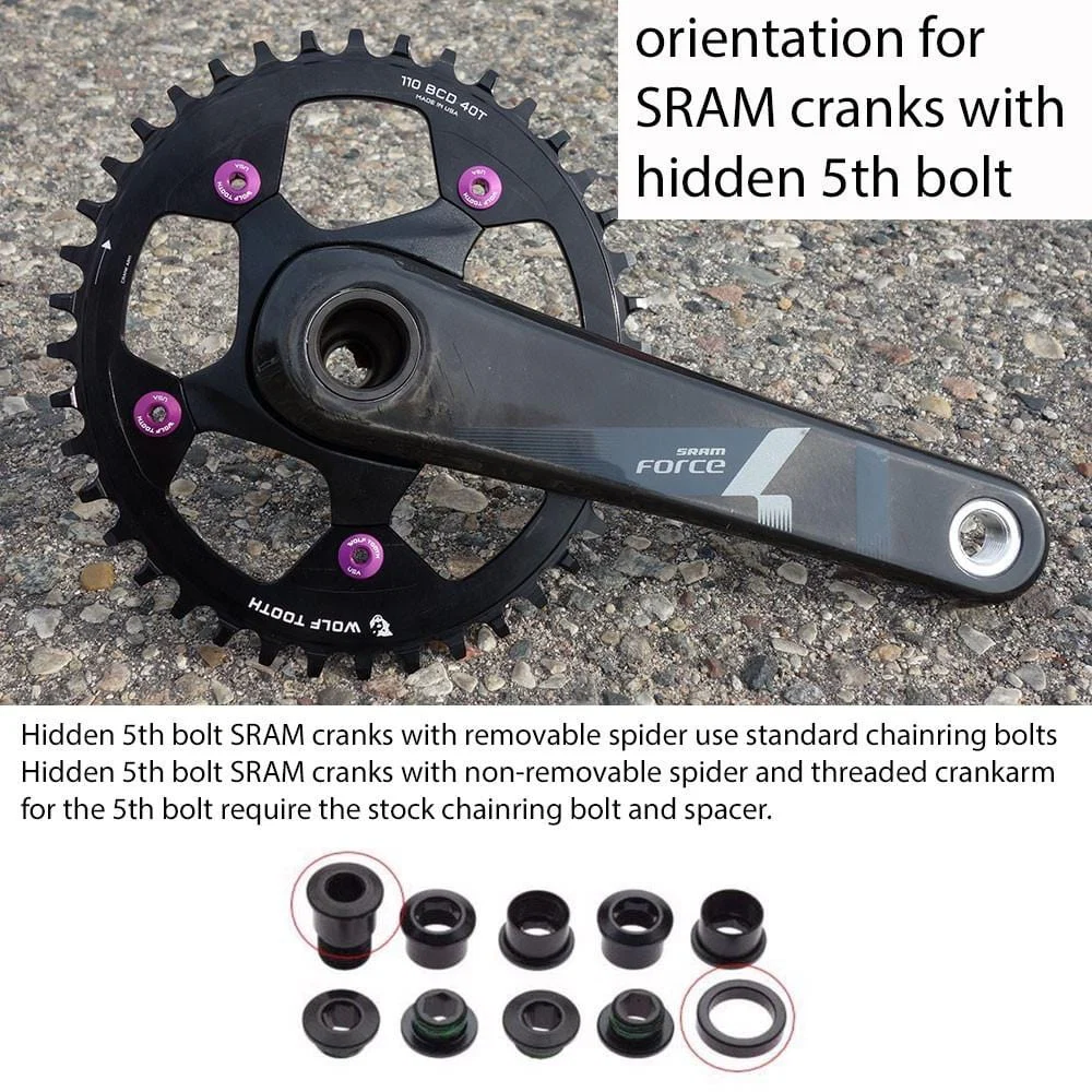 WOLF TOOTH DROP-STOP B GRAVEL/CX 110mm Raw Silver Mono Deck - Image 3