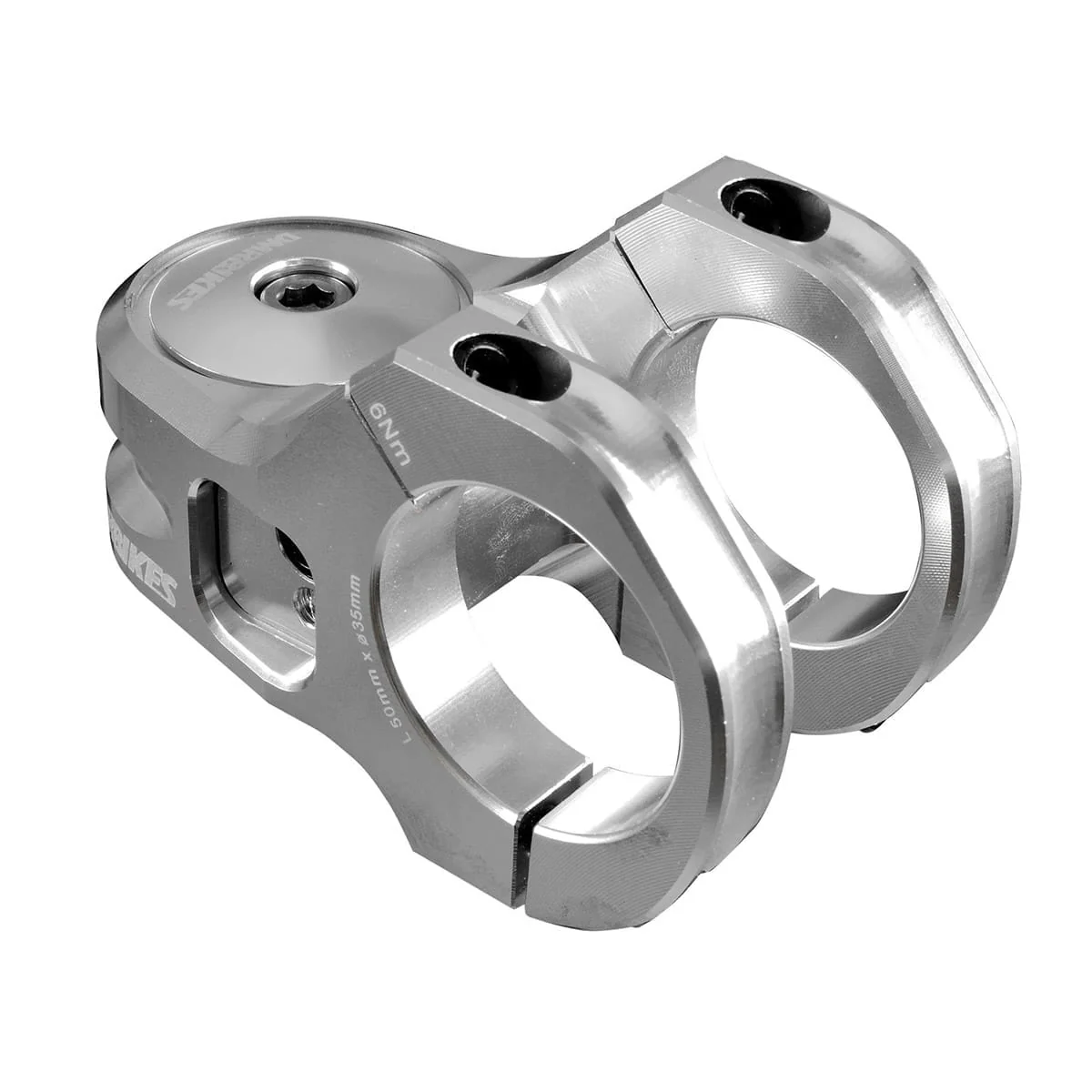 Wspornik kierownicy DMR DEFY50 Rise 5mm srebrny