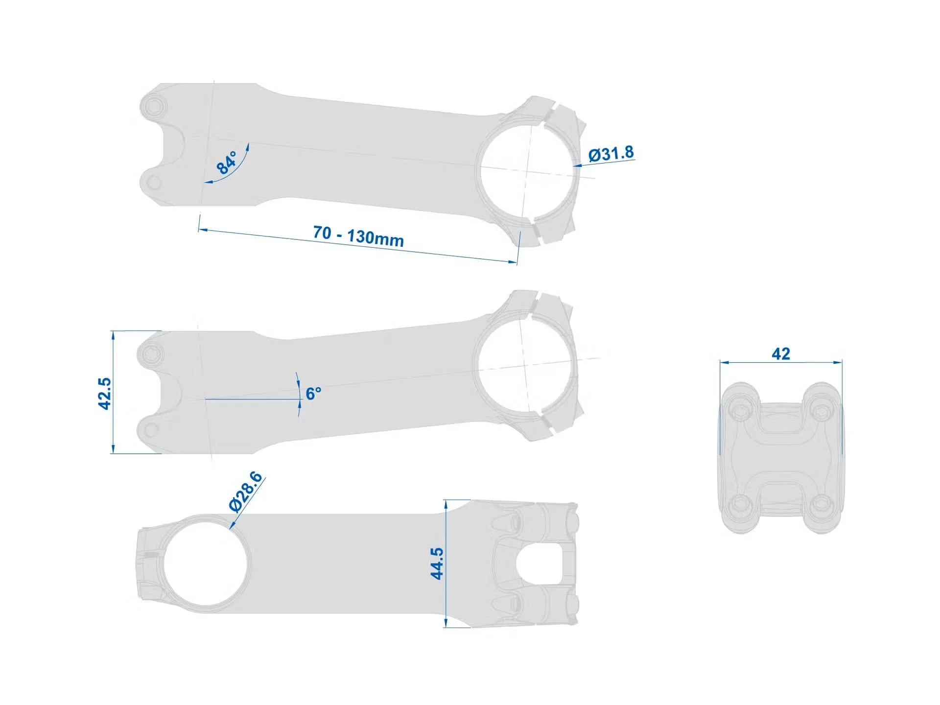 Wspornik kierownicy RITCHEY WCS CARBON MATRIX C220 6° - Carbon - Image 6