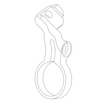 Wspornik Sram AXS POD do lewej zmiany biegów HOPE Tech 3/XCR czarny - Image 2