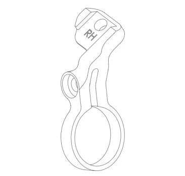 Wspornik Sram AXS POD do prawej zmiany biegów HOPE Tech 3/XCR czarny - Image 2