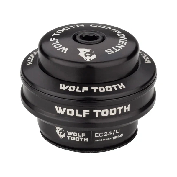 Wysoki kielich do zewnętrznego zestawu słuchawkowego WOLF TOOTH 1"1/8 EC34 Stack 16 mm Czarny