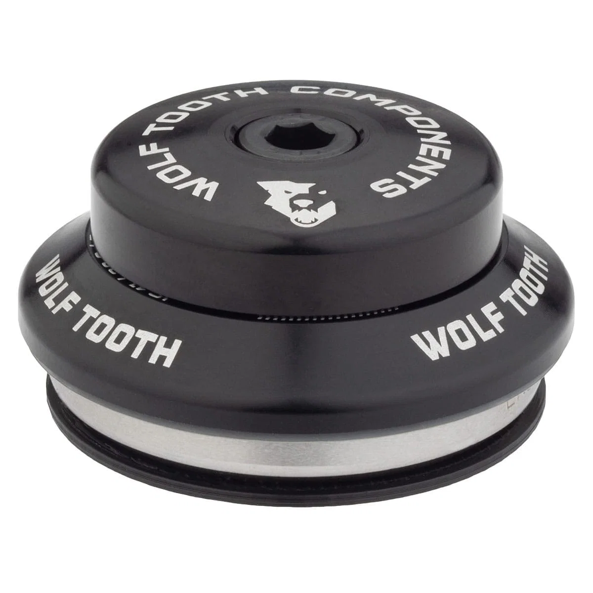 Wysoki kielich do zintegrowanego zestawu słuchawkowego WOLF TOOTH PREMIUM 1"1/8 IS41 Stack 7 mm czarny