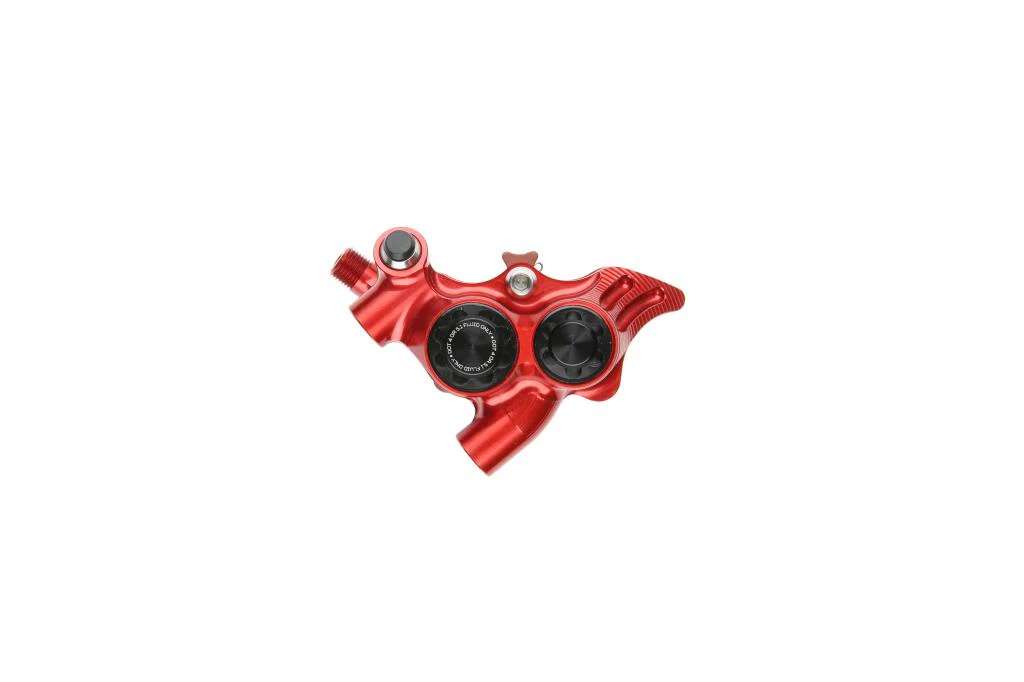 Zacisk hamulcowy HOPE RX4+ SL FM 34mm 4 tłoczki DOT czerwony
