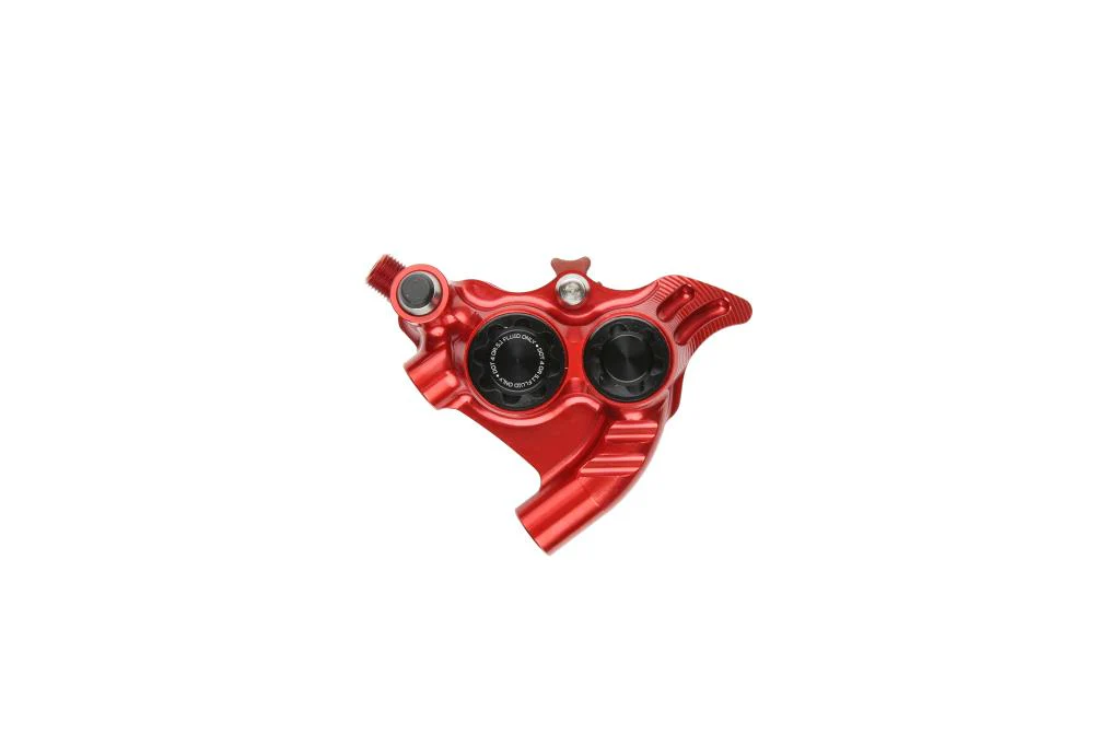 Zacisk hamulcowy HOPE RX4+ SL FM 34mm (+20) 4 tłoczki DOT czerwony