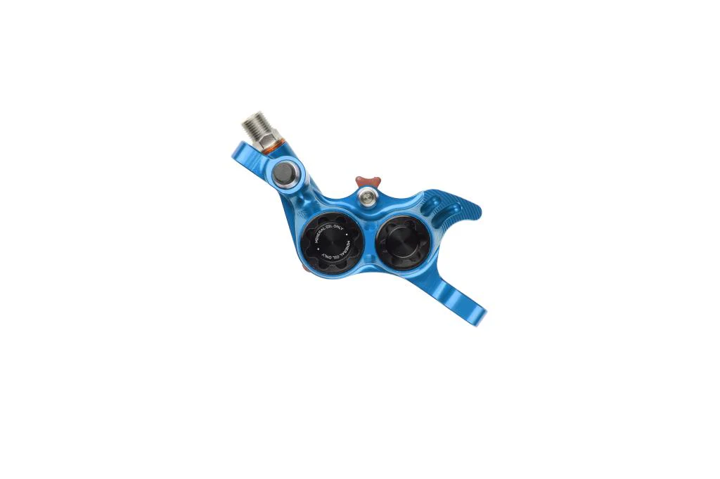 Zacisk hamulcowy HOPE RX4+ SL PM 4 tłoczki Mineral Blue