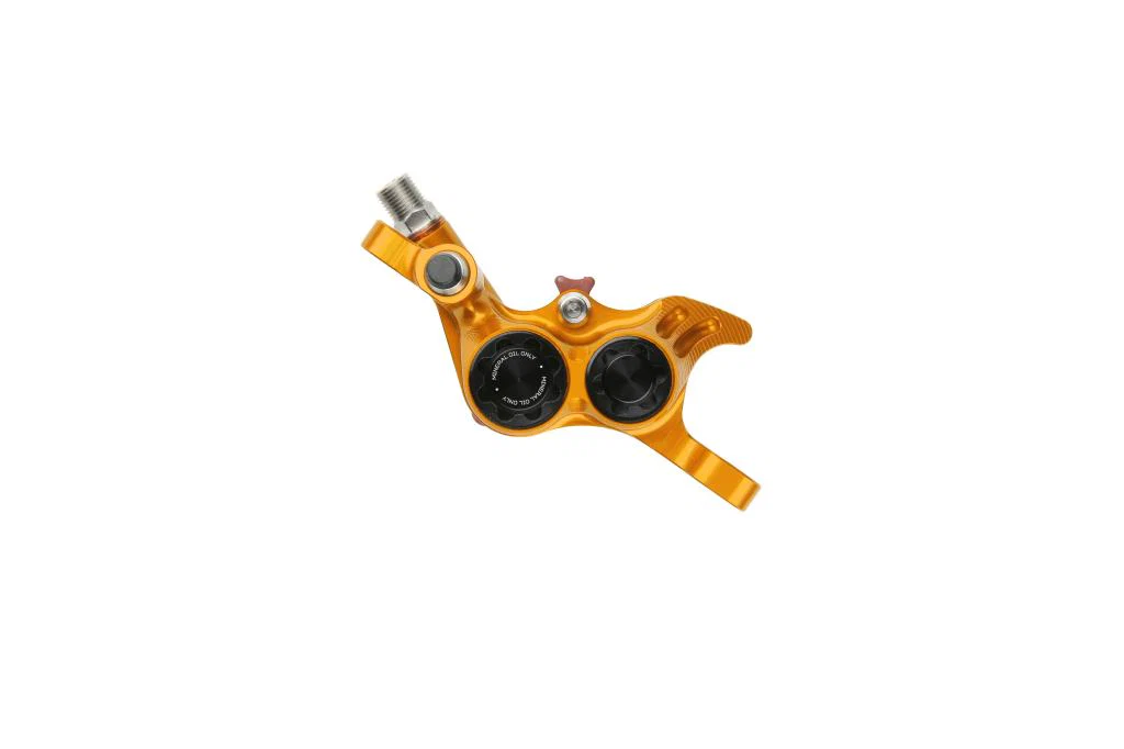 Zacisk hamulcowy HOPE RX4+ SL PM 4 tłoczki Mineral Orange