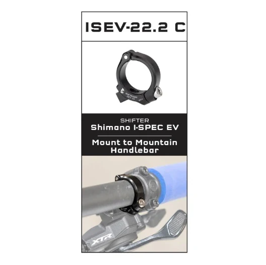Adapter montażowy WOLF TOOTH ShiftMount ISII - 22 Shimano I-SPEC EV Shifter > kierownica 22,2 mm - Image 2