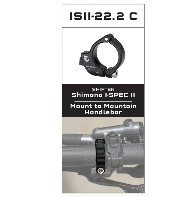 Adapter montażowy WOLF TOOTH ShiftMount ISEV- 22 Shimano I-SPEC II Shifter > kierownica 22 mm - Image 2