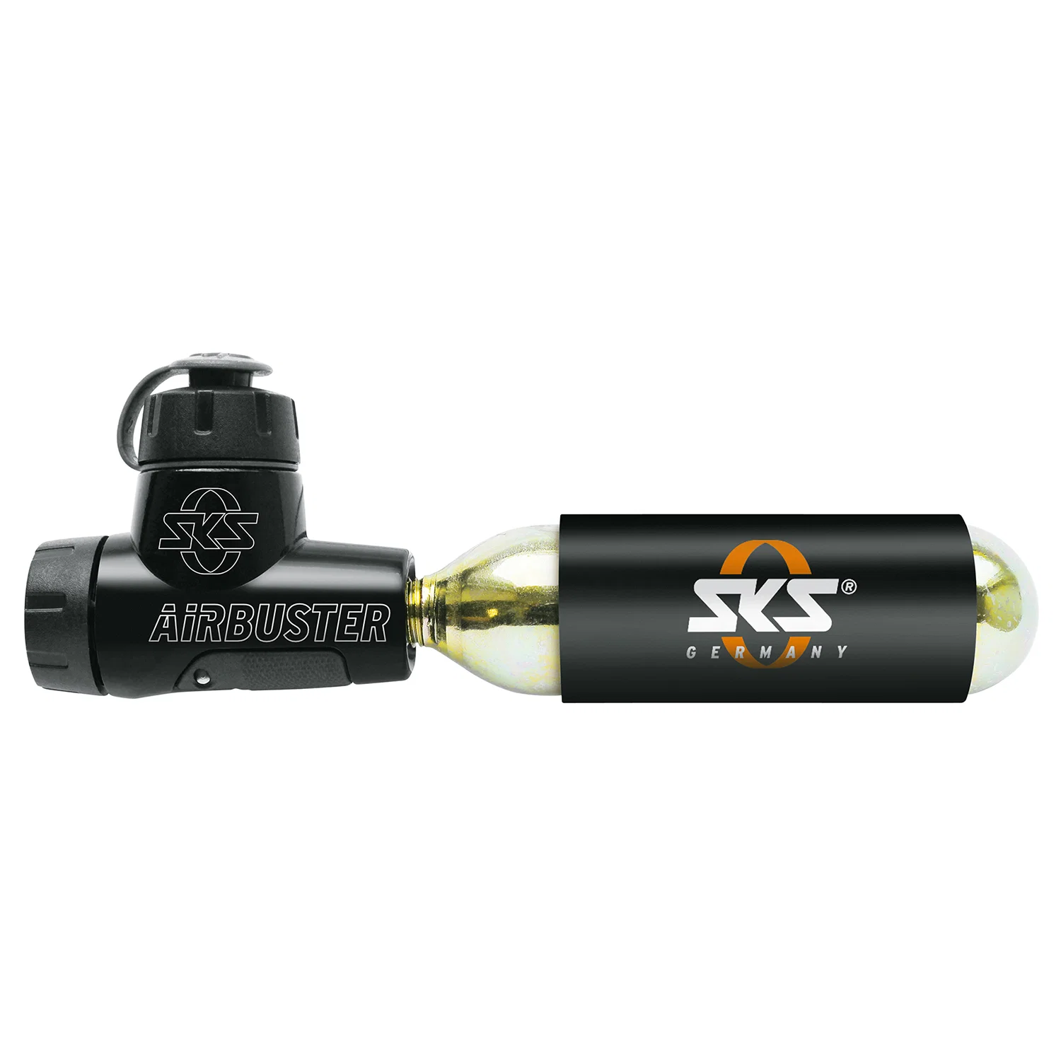 Zapalnik CO2 SKS GERMANY AIRBUSTER + gwintowany nabój CO2 16 g (x1)